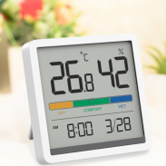 Xiaomi Miiiw Silent Indoor Temperature Humidity Clock High Precision C / F Baby Room Temperature